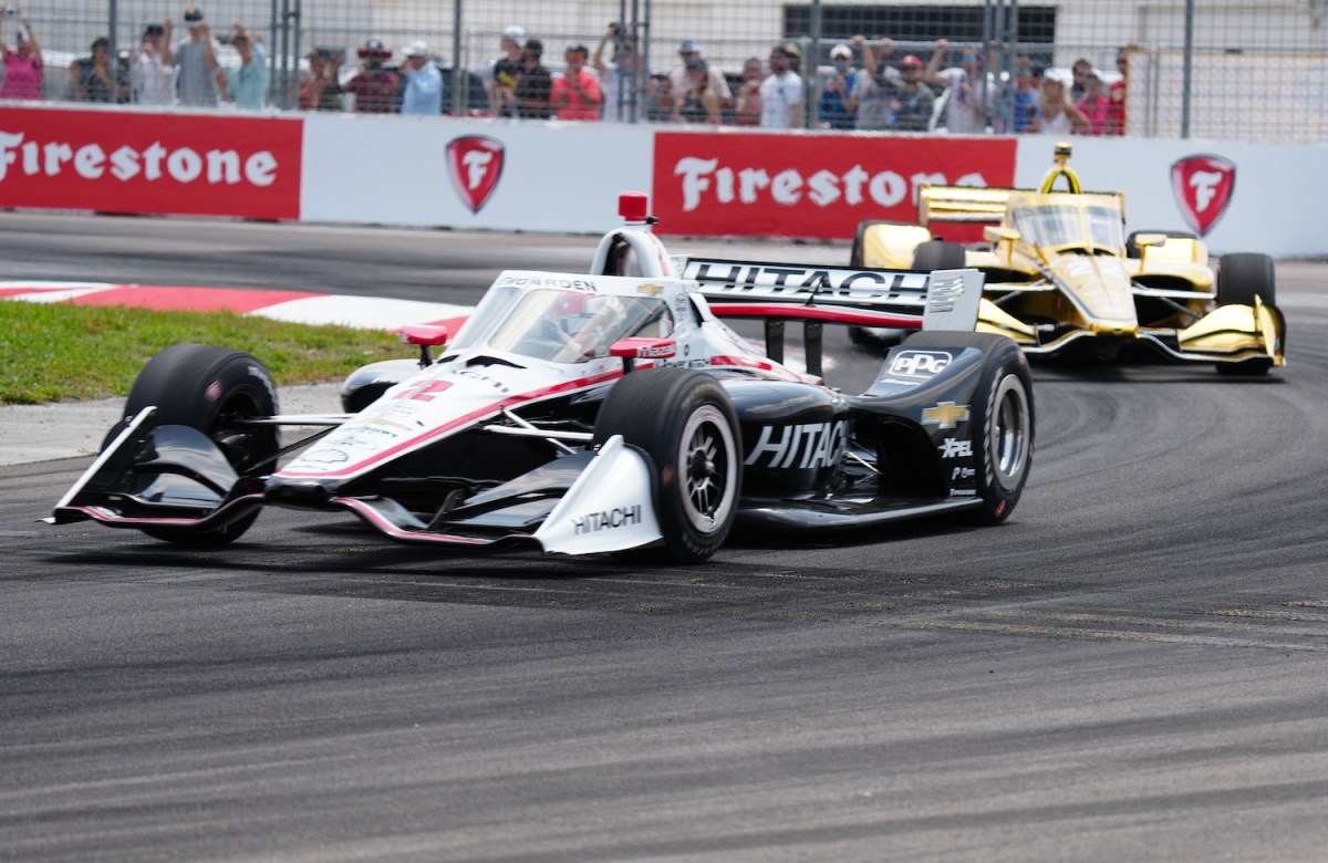 Josef Newgarden at st petersburg 2021