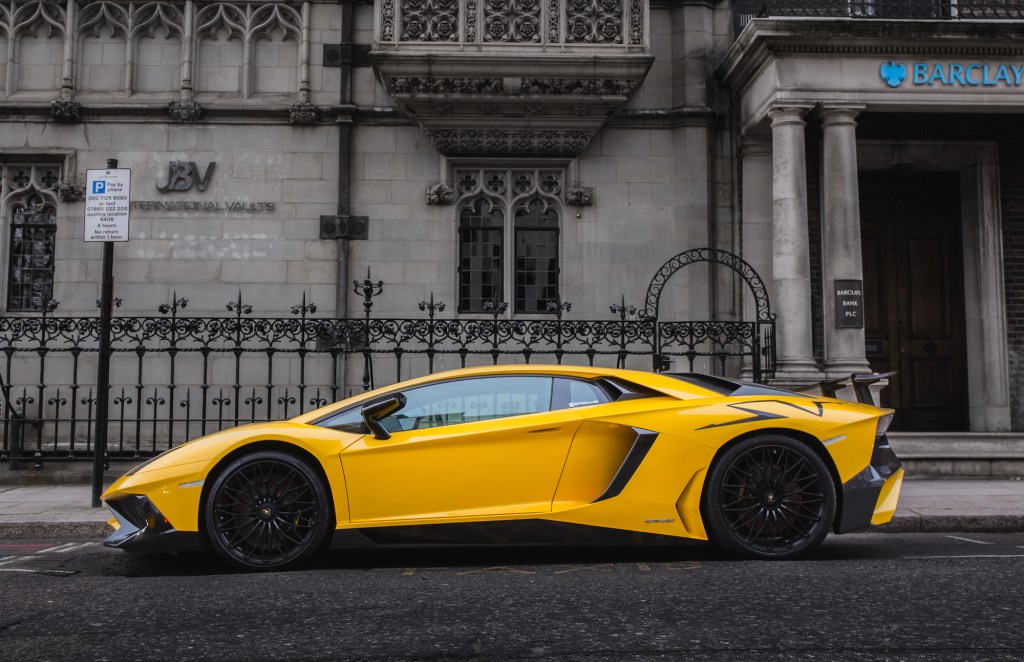 The Lamborghini Aventador SV