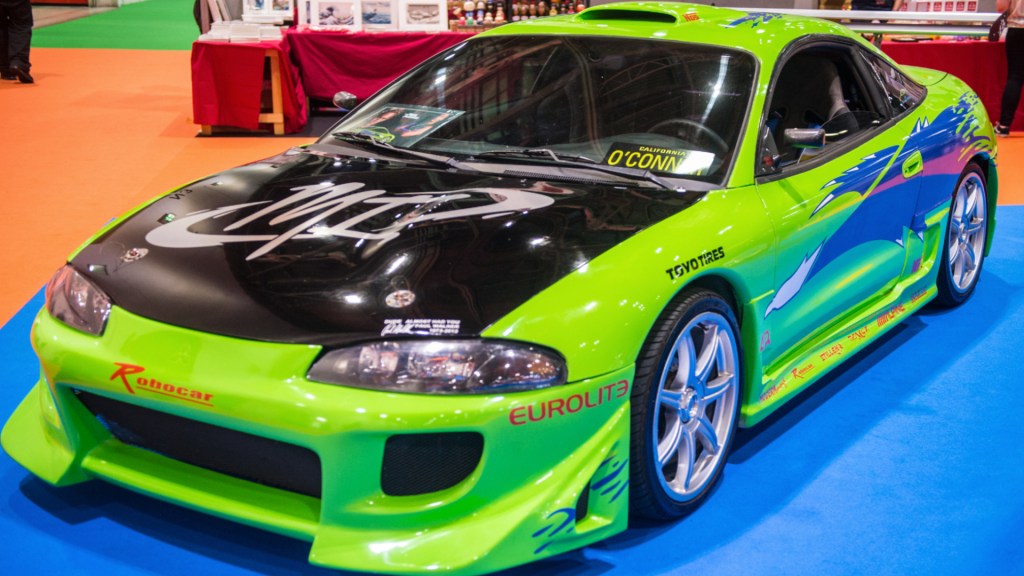 A Mitsubishi Eclipse used onscren in The Fast and The Furious.