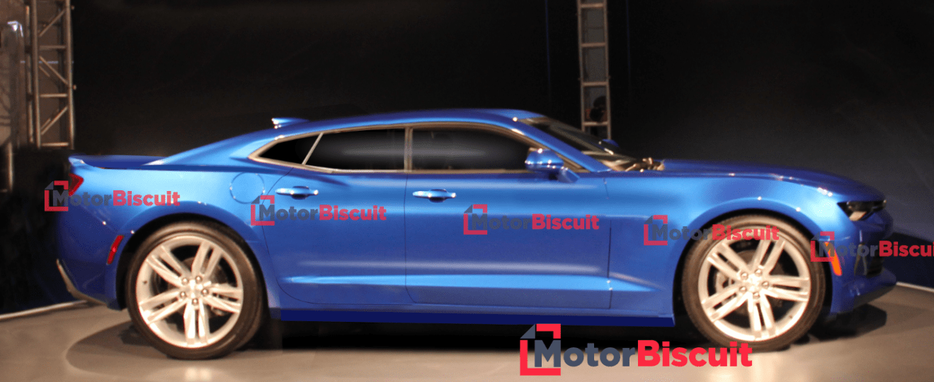 MotorBiscuit 4-door Camaro sedan side view