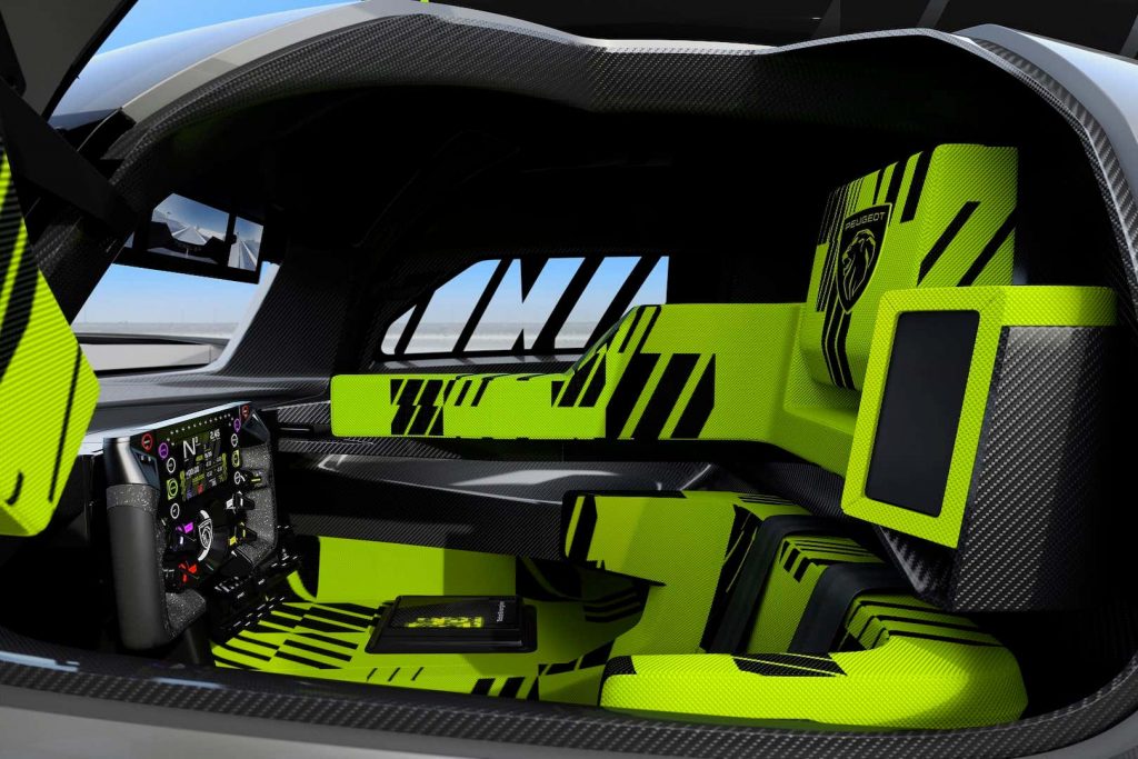 Peugeot 9X8s endurance racer interior