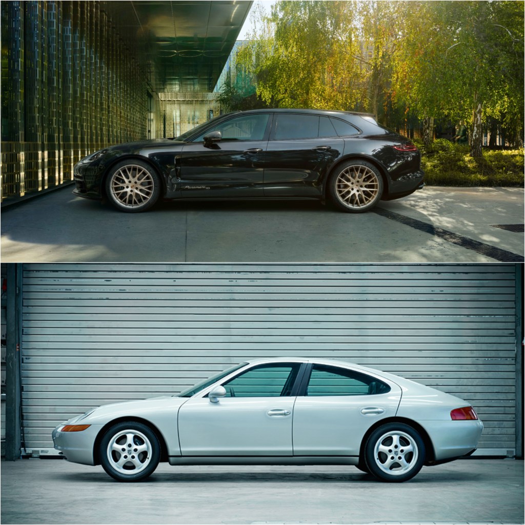 The Four Door Porsche Panamera (Top) and 989 Concept(Bottom)