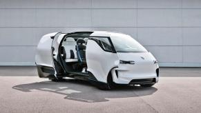 Porsche minivan concept exterior