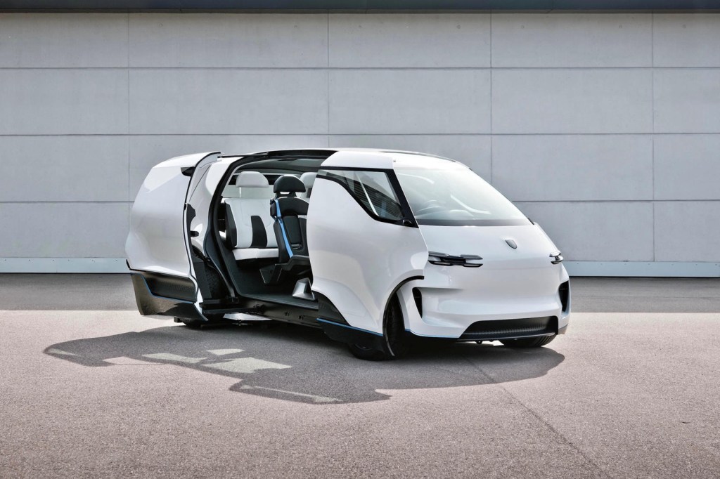 Porsche minivan concept exterior 