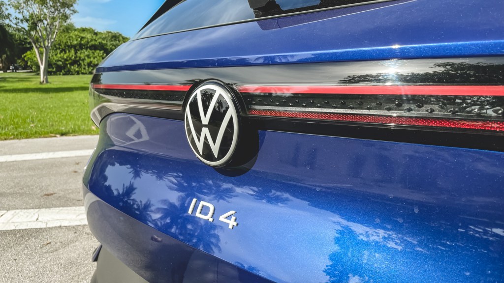 An image of a 2021 Volkswagen ID.4 parked outdoors.