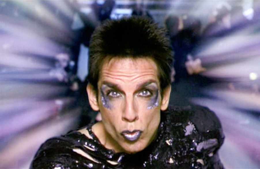 Ben Stiller as Derek Zoolander.
