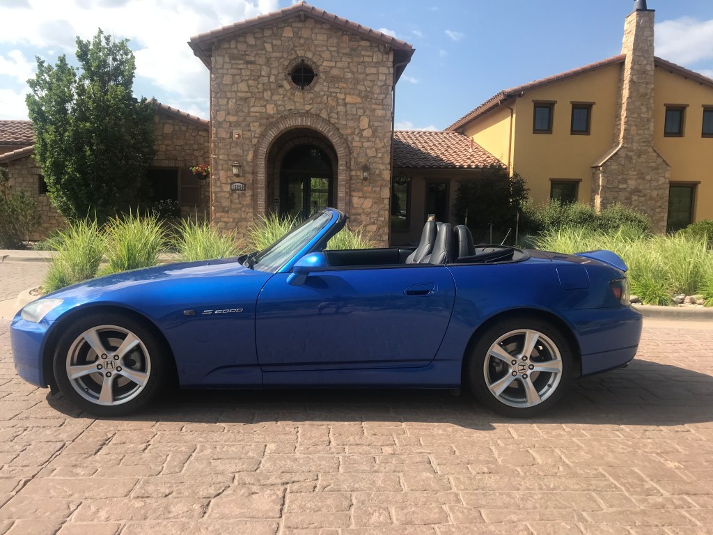 2008 Honda S2000 with the top down 