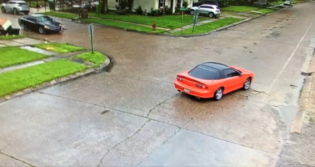 Louisiana teen doing donuts