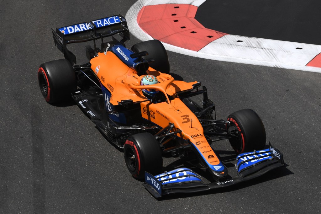 Is the unorthodox rear wing on the McLaren Formula 1 car helping?