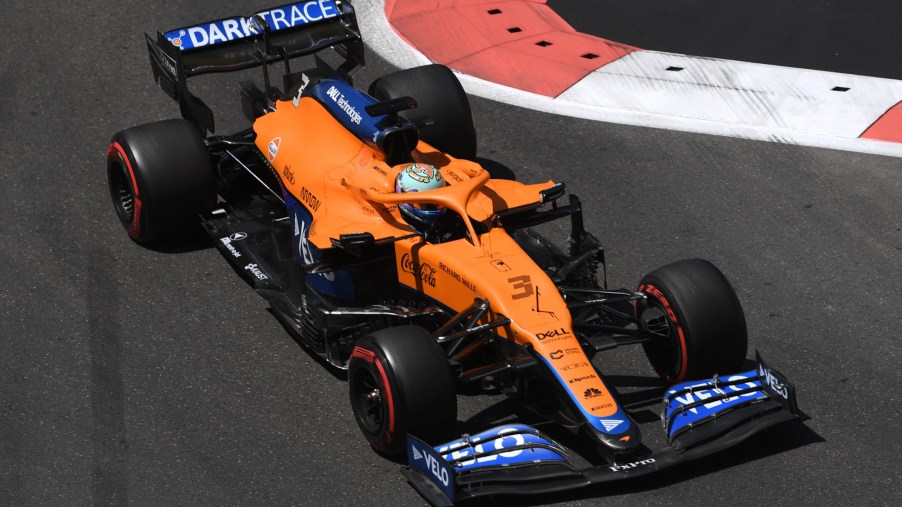 Is the unorthodox rear wing on the McLaren Formula 1 car helping?