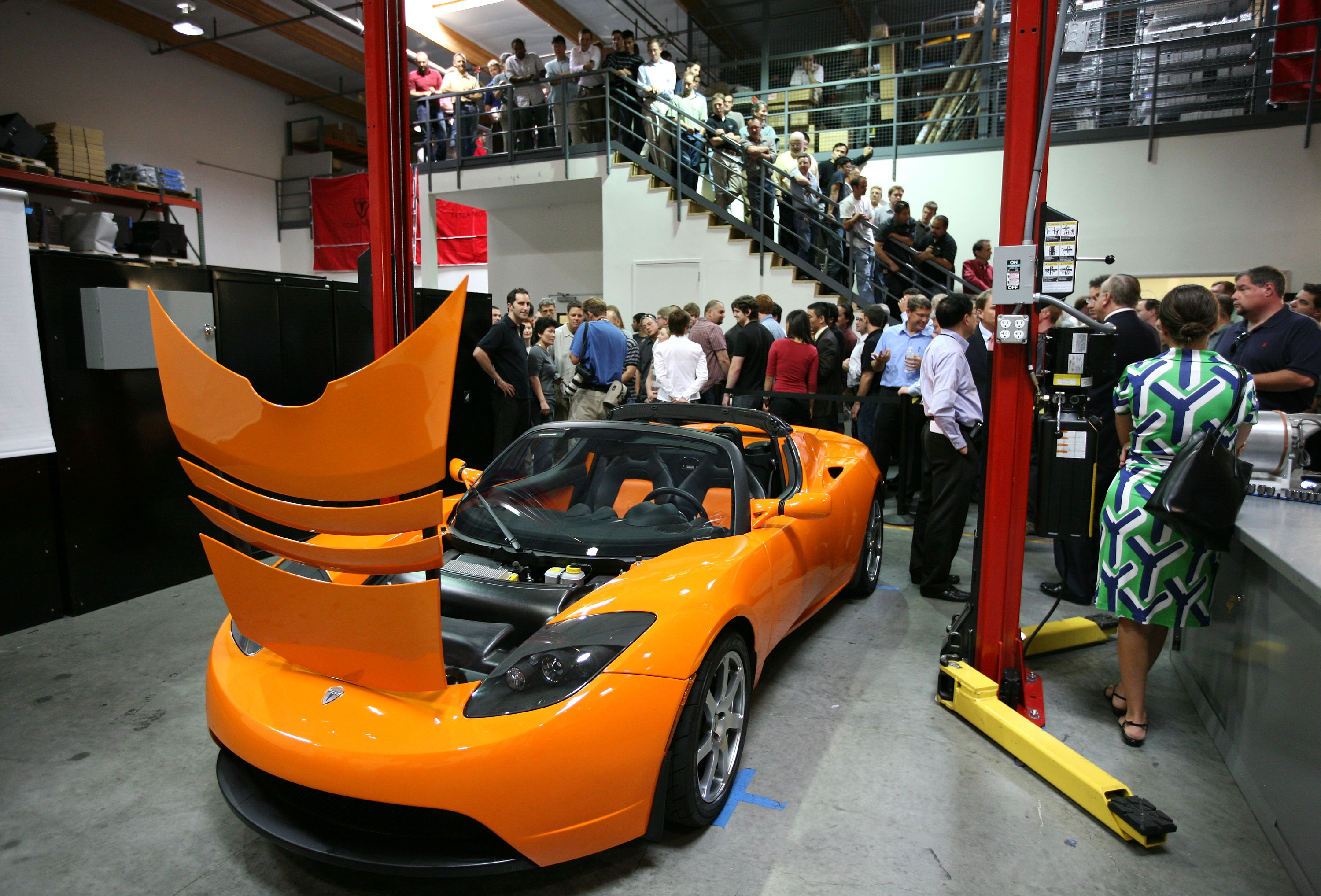 tesla roadster tesla electric sports car