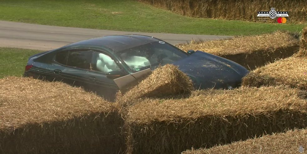 The M8 GC in the hay bales at Goodwood