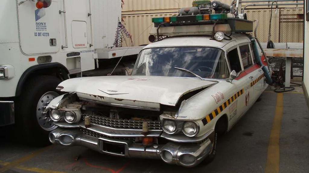 the original ecto-1 in a state of disrepair