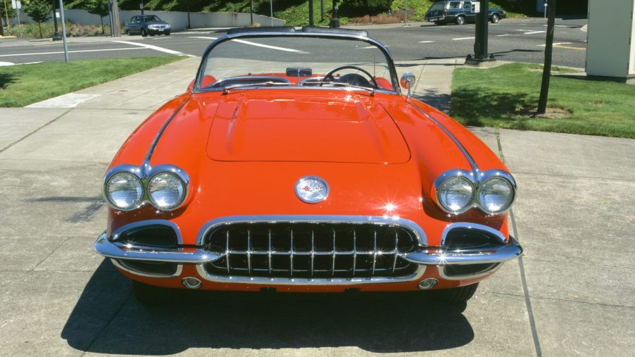 red 1959 Chevy Corvette | Getty