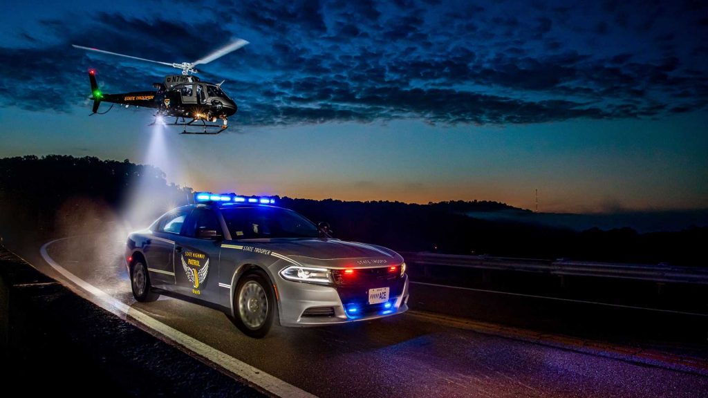 State trooper cop cars