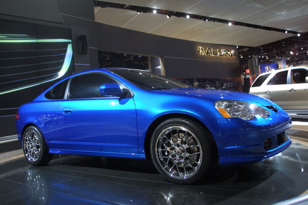 The Acura RS-X is on display at the North American International Auto Show.