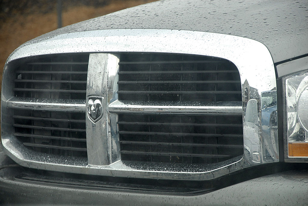 2016 Ram pickup grille close up