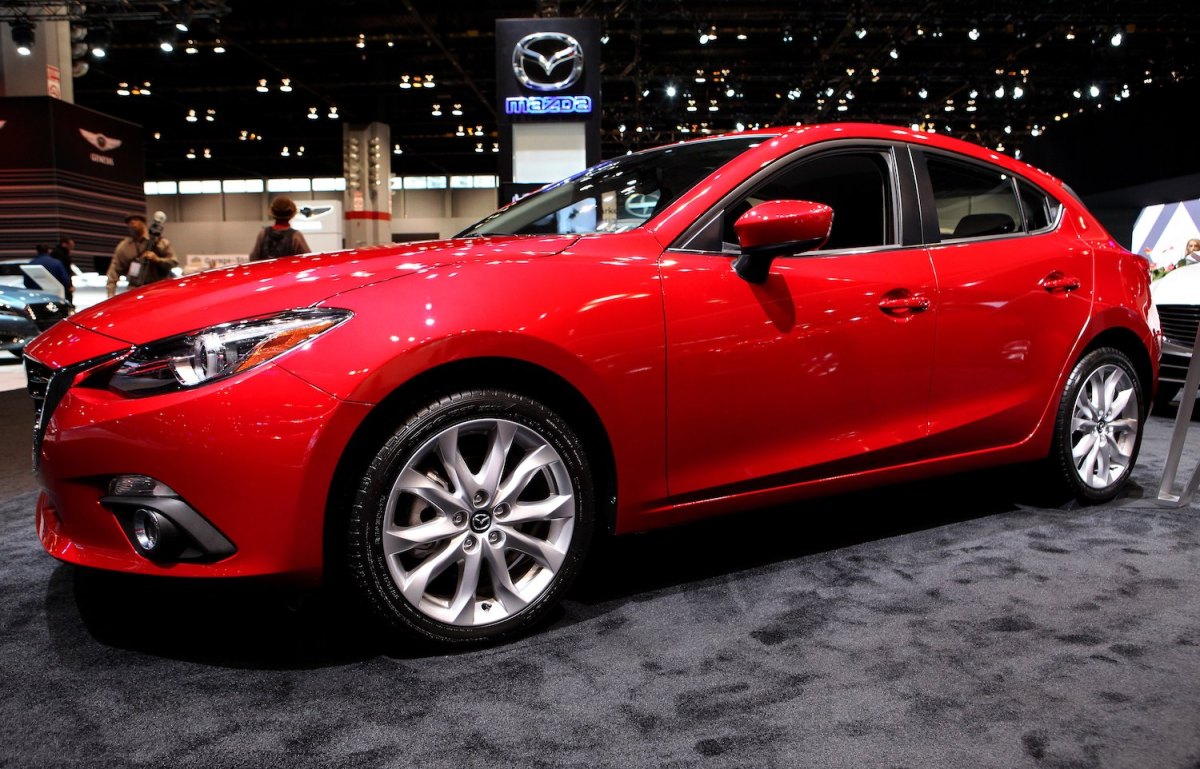 2016 mazda 3 on display in chicago