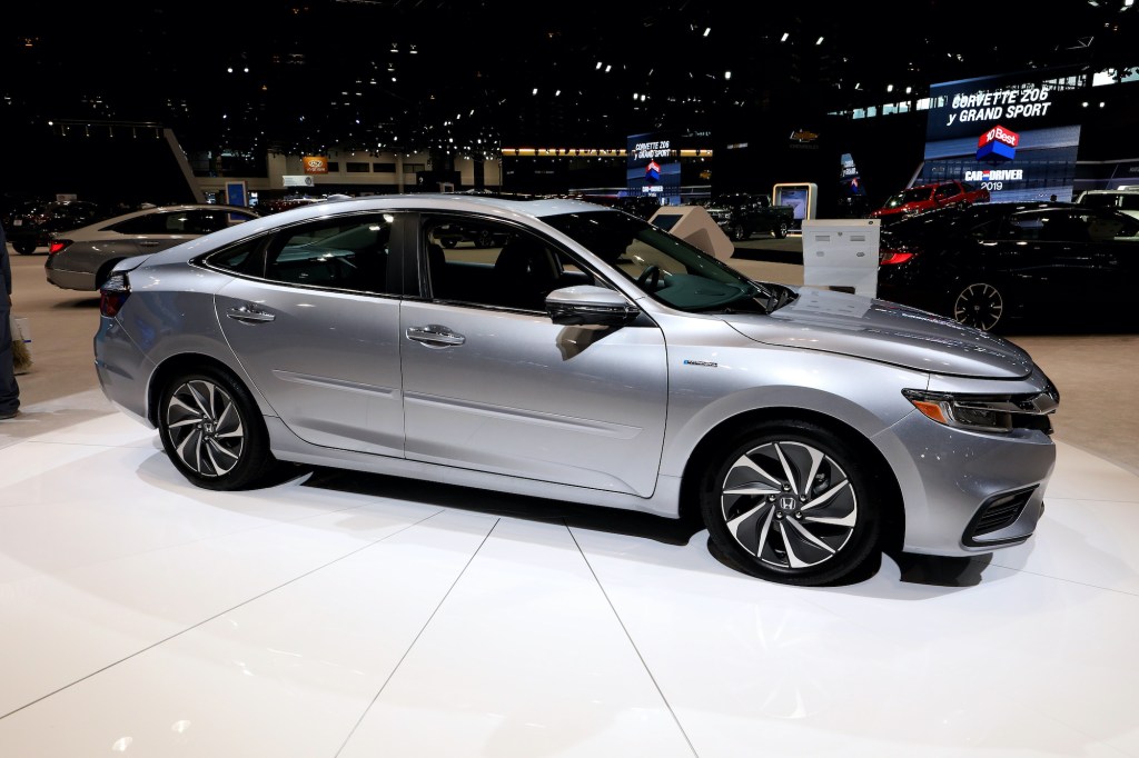 2019 Honda Insight Hybrid is on display at the 111th Annual Chicago Auto Show.