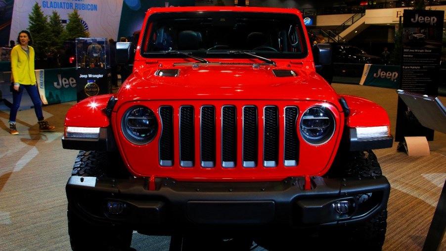 2020 Jeep Wrangler Rubicon is on display at the 112th Annual Chicago Auto Show at McCormick Place in Chicago, Illinois on February 7, 2020.