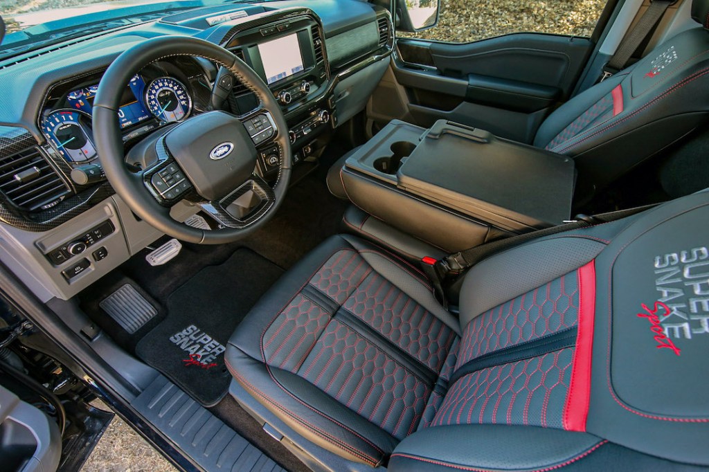 2021 Ford F-150 Shelby Super Snake interior 