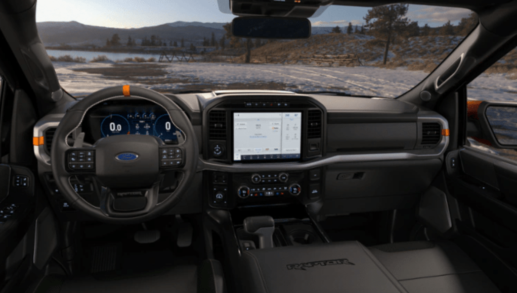 2021 Ford Raptor interior