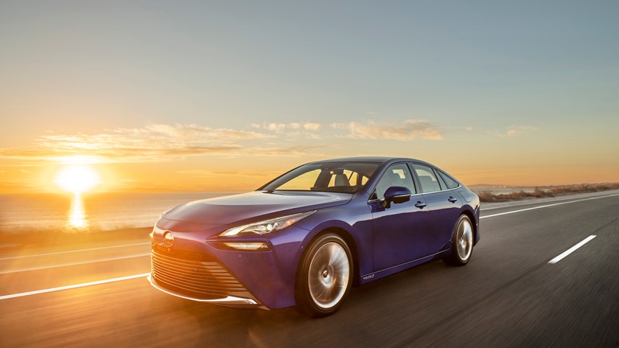 2021 Toyota Mirai hydrogen fuel cell electric vehicle
