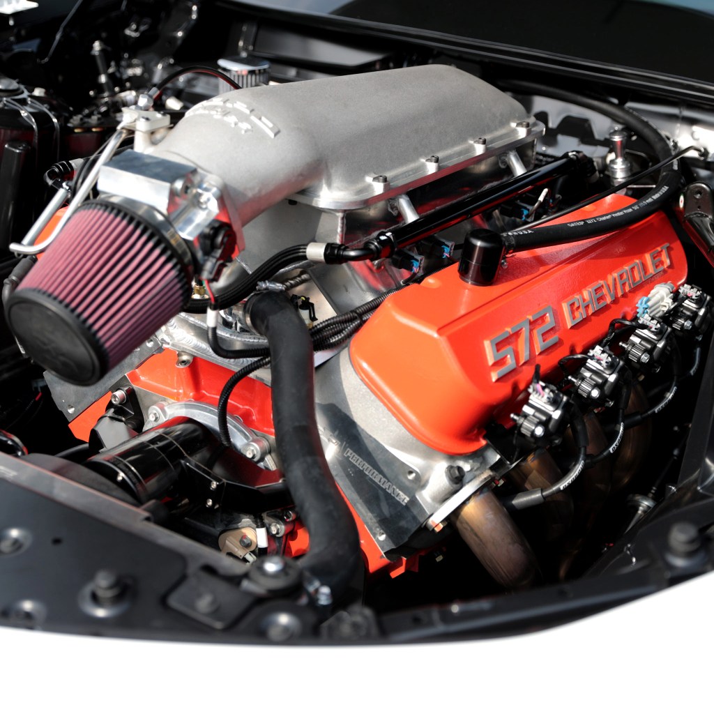 The 2022 Chevrolet COPO Camaro's 9.4-liter V8