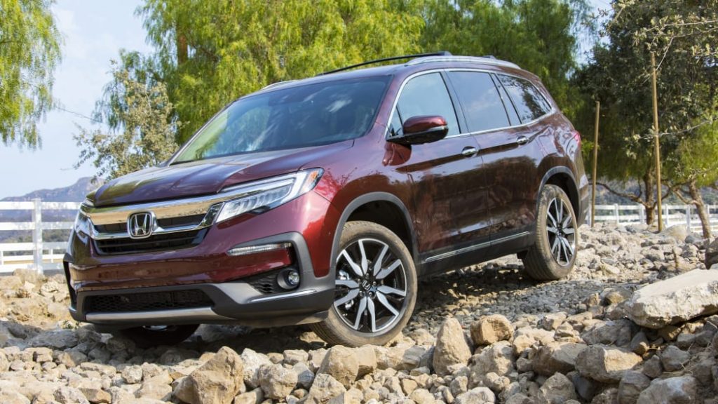 The 2022 Honda Pilot off-roading