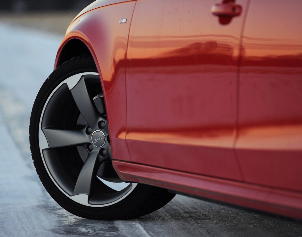Audi's 19-inch "Rotor" wheels are a nice upgrade for the B9 A4