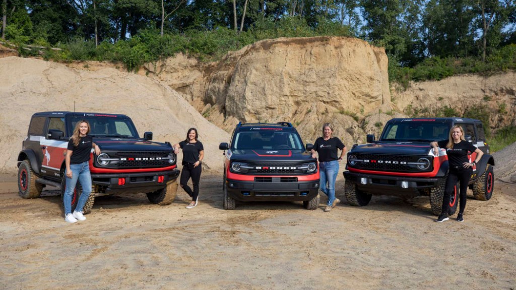 2021 Ford Bronco models for the Rebelle Rally