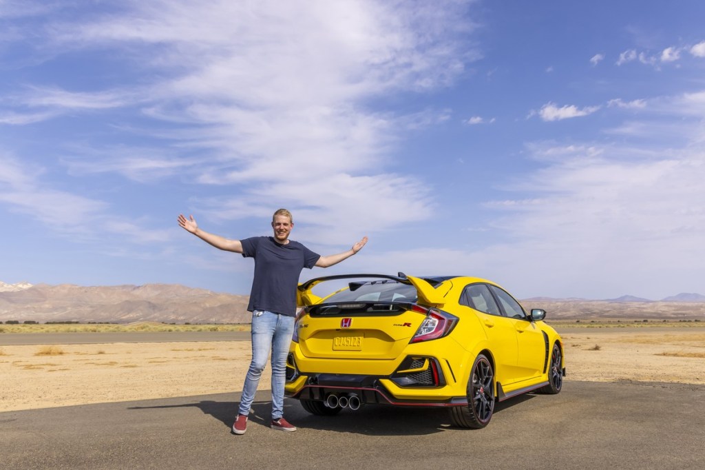 Zander and his new 2021 Honda Civic Type R Limited Edition