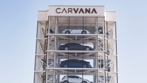 Carvana's vending machine offers a novel pick-up experience for cars purchased on their website