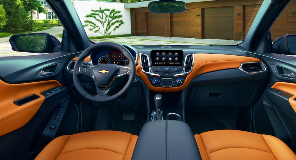 The 2021 Chevrolet Equinox interior. 