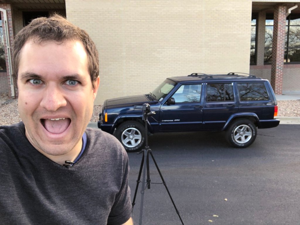 Doug DeMuro Shooting A Car Review for his Youtube Channel