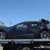 Crashed Tesla On Flatbed