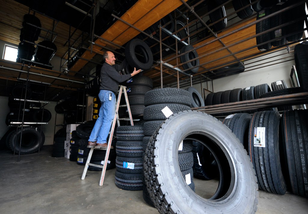 Common tire types and ideas for aftermarket tire upgrades. An employee stores new winter tyres in a small garage in Ingolstadt, southern Germany, on November 26, 2010. The upper house of parliament (Bundesrat) decided on November 26 that  Germany's car drivers are obliged to have snow tyres on their vehicles from the end of November on during the winter season.  AFP PHOTO / CHRISTOF STACHE (Photo credit should read CHRISTOF STACHE/AFP via Getty Images)
