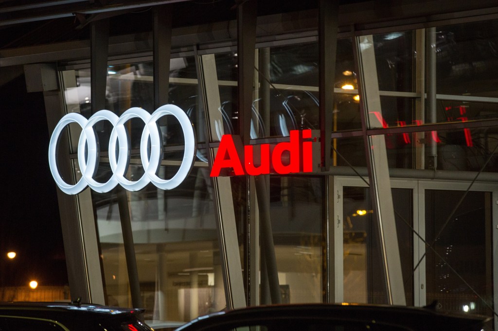 An Audi dealer in Poland