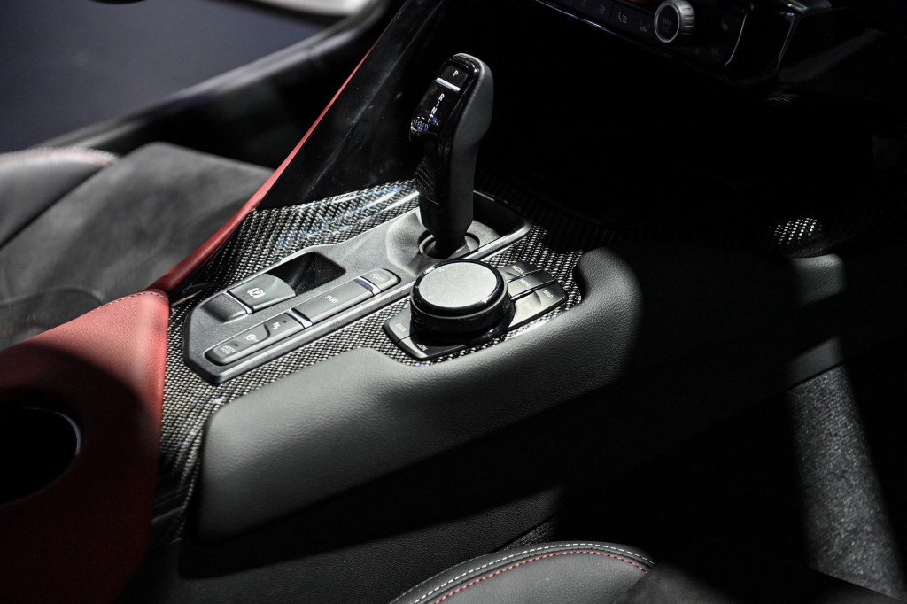 The BMW derived shifter in the new Supra