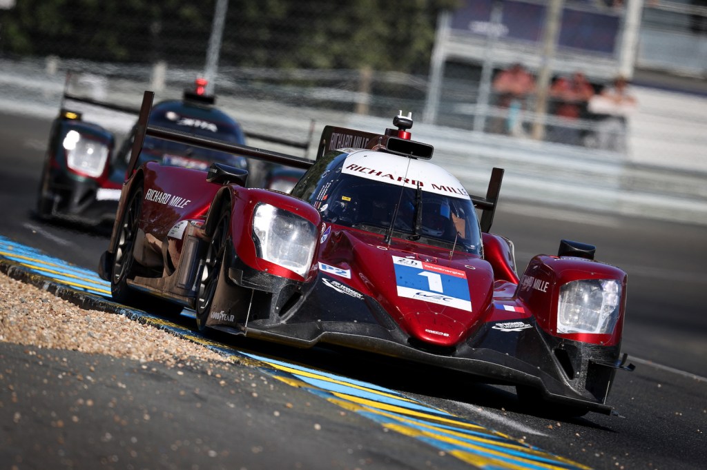 LE MANS, FRANCE - AUGUST 15: The #01 Richard Mille Racing Team Oreca 07 - Gibson of Tatiana Calderon, Sophia Floersch, and Beitske Visser in action at the Le Mans 24 Hour Test Day on August 15, 2021 in Le Mans, France. (Photo by James Moy Photography/Getty Images) Sophia Floersch crash at the 2021 24 hours of Le Mans