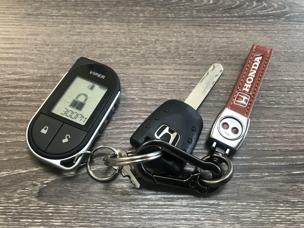 Viper car alarm remote pager and keys