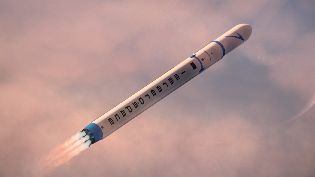 Isar Aerospace Spectrum Rocket being launched into space