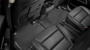 Kia Telluride with a WeatherTech FloorLiner installed in the second row