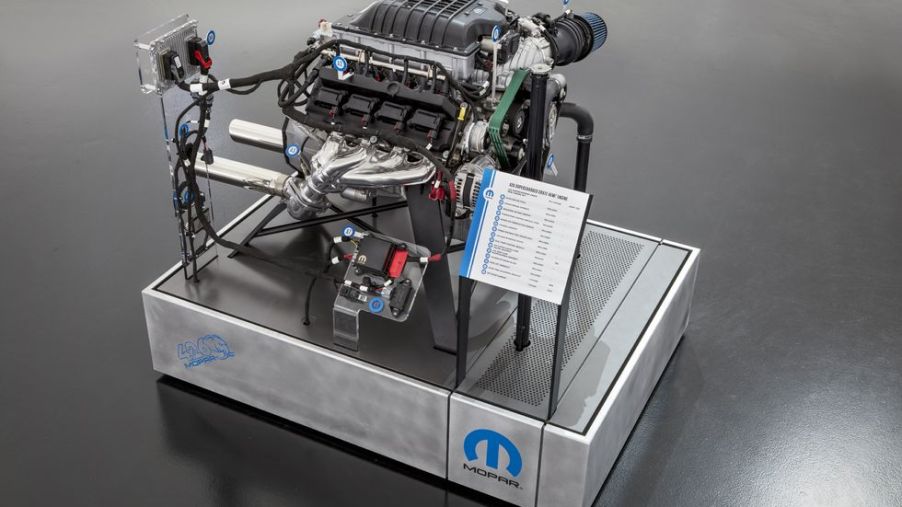 The 1,000 hp Hellephant Chrysler 300 has a Hellephant 426 supercharged crate engine