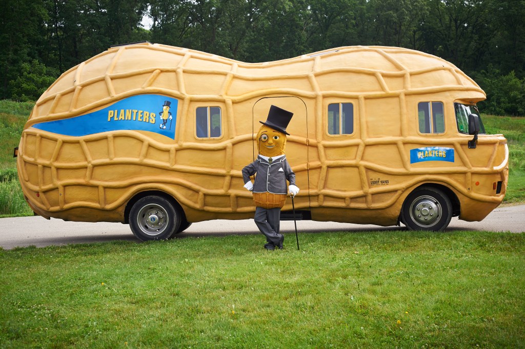 Mr. Peanut And The Nutmobile