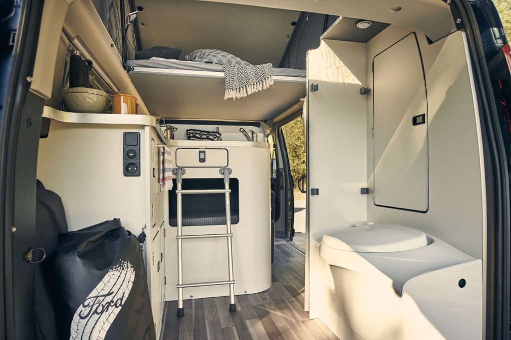 The interior of the Ford Nugget Plus