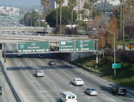 Guerrilla Artist Fakes Downtown LA Freeway Sign: Stays Up for Years