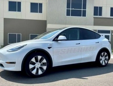 The 2021 Tesla Model Y Is Gearing up for Police Duty