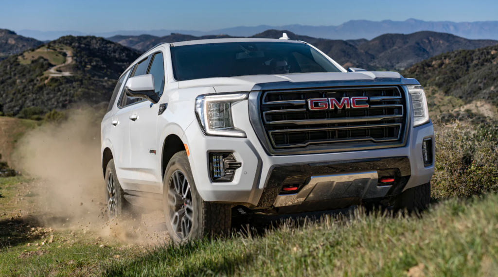 2021 GMC Yukon AT4 off-roading