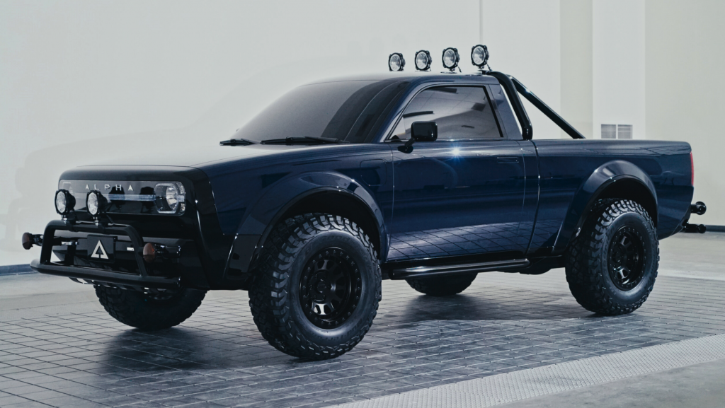 The Alpha Wolf EV on display